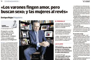 buscan sexo; y las mujeres al revés» | Entrevistas | Enrique Rojas