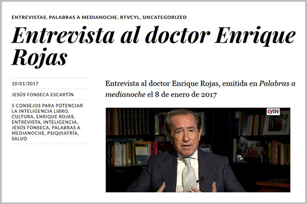 Enrique Rojas | Psiquiatra | Entrevista | IEIP